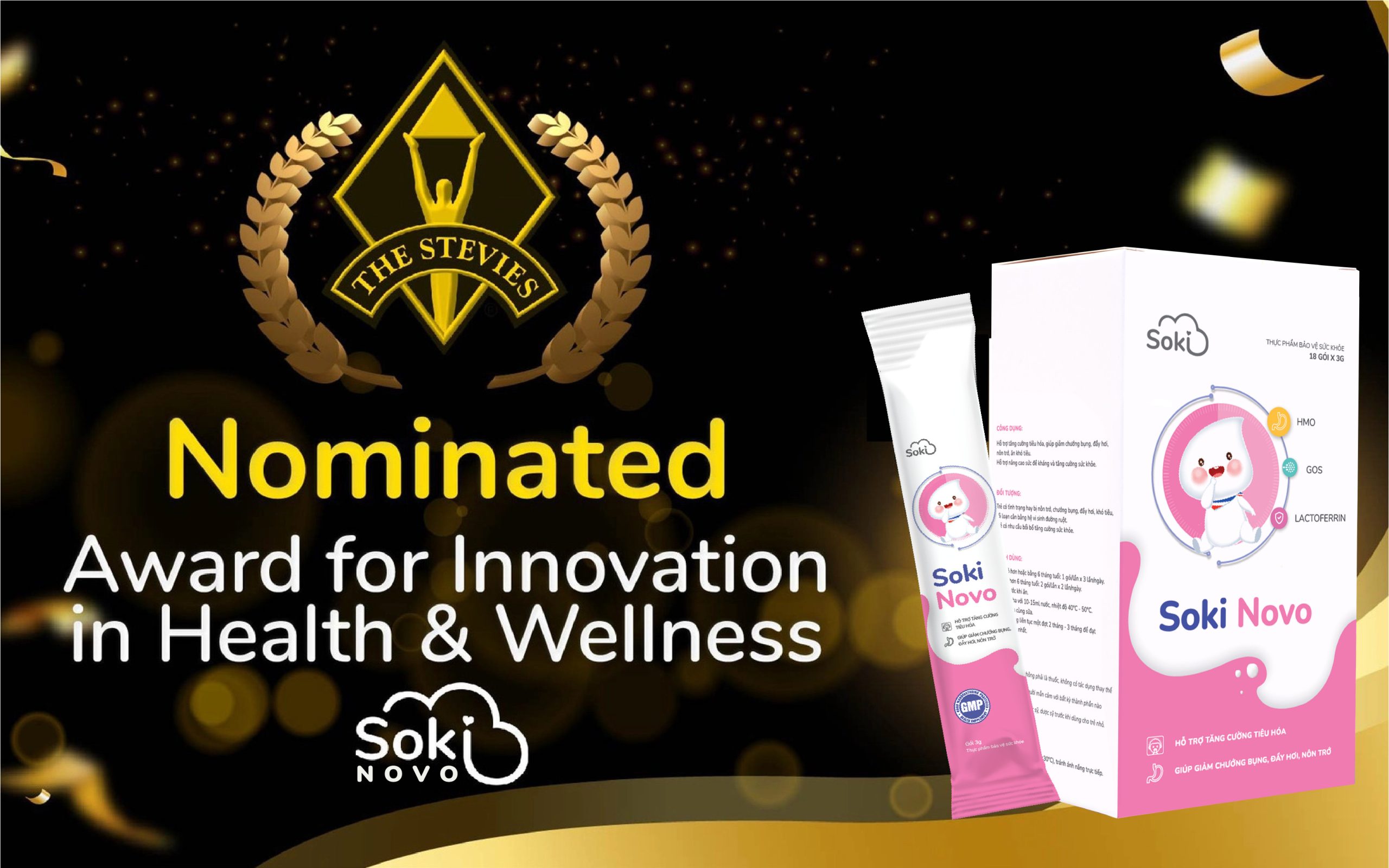 Soki Novo là "gương mặt sáng giá" của Việt Nam tại hạng mục Award for Innovation in Health & Wellness