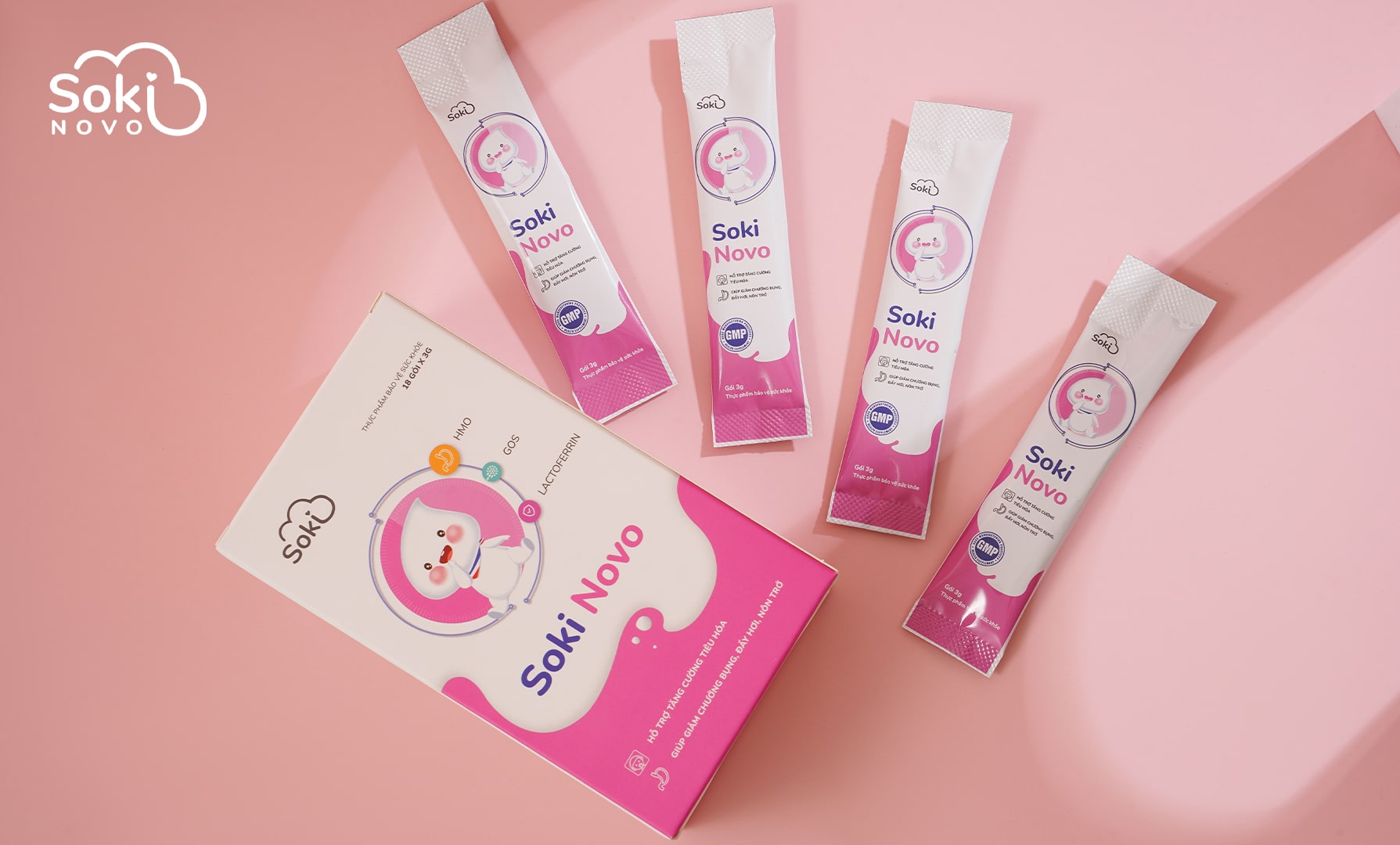 Soki Novo là sản phẩm giúp giảm nôn trớ cho trẻ với bộ thành phần từ sữa-min